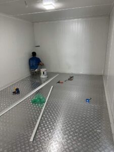 Commercial cold room installation in Kenya by Critical Cooling Systems for food storage, supermarkets, hotels, hospitals, warehouses, and pharmaceutical facilities